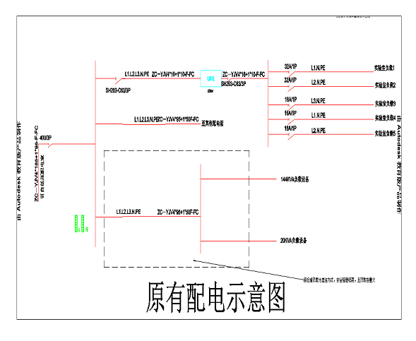 昆明机房配电改造示意图
